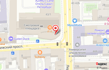 Кулинария в Санкт-Петербурге на карте