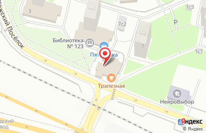 Продуктовый магазин в Москве на карте
