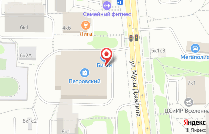 Терминал онлайн-страхования kupipolis24.ru на улице Мусы Джалиля на карте