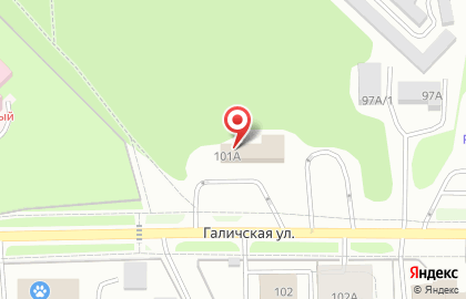 Банкомат Сбербанк России на Галичской улице на карте