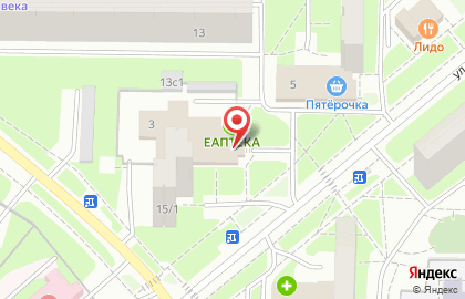 Аптечный пункт Сбер Еаптека на улице Конёнкова на карте