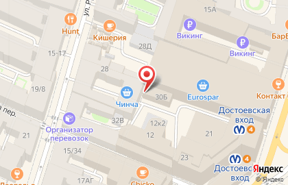 Отель Рубинштейна 30 на карте