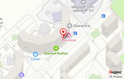 Детский центр Бэби корп на улице Академика Виноградова на карте