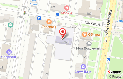 Детский сад №28 на Зейской улице на карте