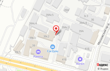 Торгово-сервисная компания Yamaha-Брянск на Московском проспекте на карте