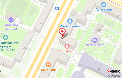 Торгово-производственная компания Интехсталь на проспекте Стачек на карте