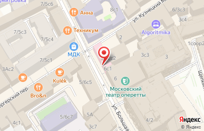 Поликлиника Государственный Академический Большой Театр России на карте