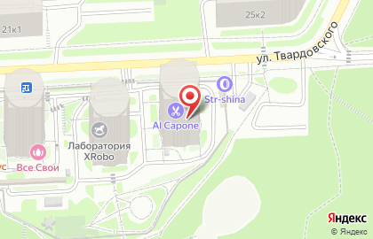 Сервисный центр Europic на улице Твардовского на карте
