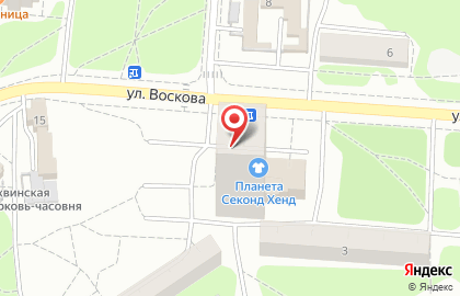 Салон оптики Зайди-Увидишь на улице Воскова в Сестрорецке на карте