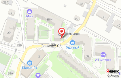 Магазин разливных напитков АЯН на Зелёной улице на карте
