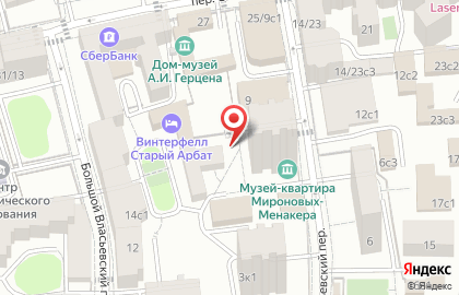 Студия кухонных решений Кухнев в Малом Власьевском переулке на карте