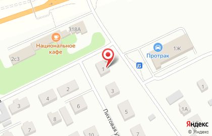 Продовольственный магазин Околица на Пихтовой улице на карте