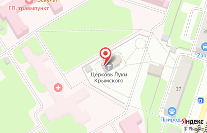 Храм святителя Луки Войно-Ясенецкого в Березниках на карте