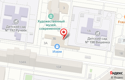 Магазин Чайный дворик в Автозаводском районе на карте