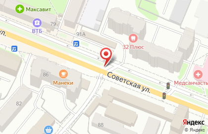 Финансовые партнеры на Советской улице на карте