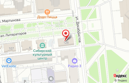 Банкомат Открытие на улице Декабристов на карте