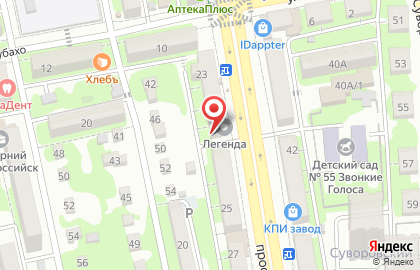 Ломбард Дельта-Трейд-Н на проспекте Ленина на карте