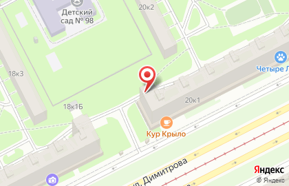 Парикмахерская в Санкт-Петербурге на карте