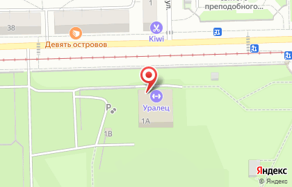 Бассейн Уралец на карте