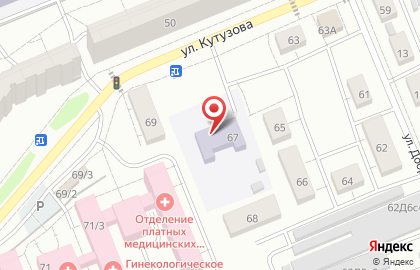 Детский сад №320 в Кировском районе на карте