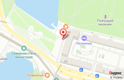 Продовольственный магазин на площади Святителя Николая, 4а на карте