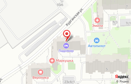 Мини-отель Ладомир на Щёлковской на карте