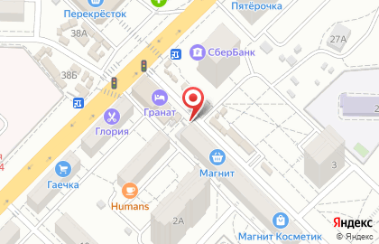 Магазин овощей и фруктов в Тракторозаводском районе на карте