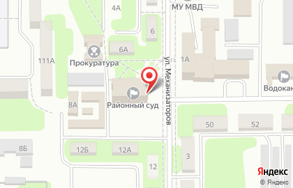 Балаковский районный суд Саратовской области на улице Механизаторов на карте