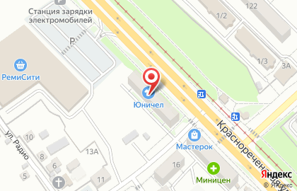Производственная компания Роспил и Ко на Краснореченской улице на карте