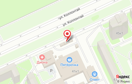 Мастерская по ремонту одежды на проспекте Большевиков на карте
