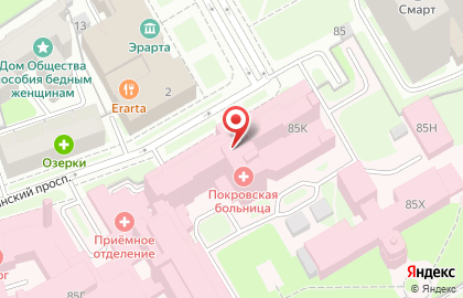 Медицинский центр Покровский на карте