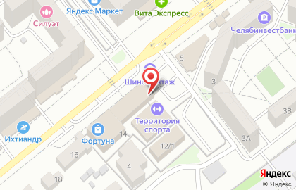 Копировальный центр в Курчатовском районе на карте