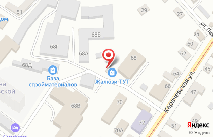 Ковротекс на Карачевской улице на карте