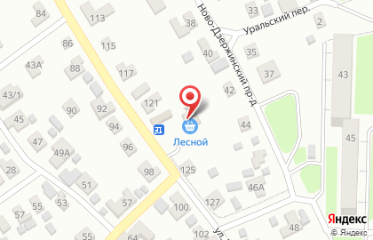 Продуктовый магазин в Брянске на карте