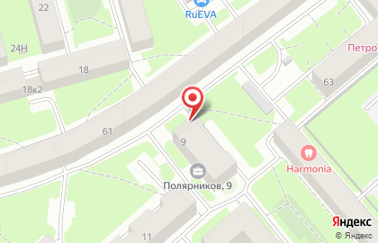 Технополис на улице Полярников на карте
