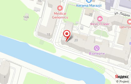 Студия маникюра Zefir на улице Лидии Базановой на карте
