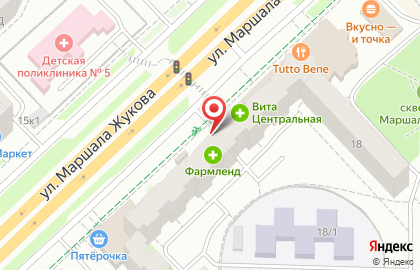 Мед-Арт на улице Маршала Жукова на карте