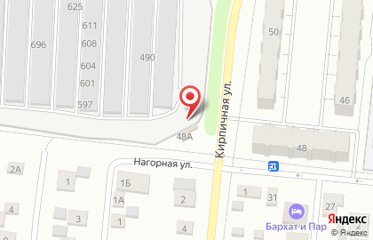 Шиномонтажная мастерская на Нагорной улице на карте
