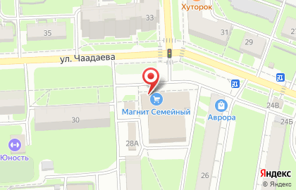 Супермаркет Будь ярче в Московском районе на карте