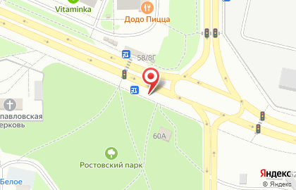 Киоск по ремонту обуви, Левобережный район на Ростовской улице на карте