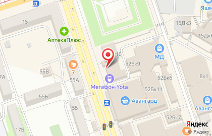 Салон связи МТС на улице Станиславского на карте