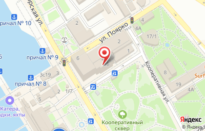 Строящееся административное здание по ул. Электрический пер, 6/1 на карте