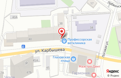 Банкомат Западно-Уральский банк на улице Карбышева на карте