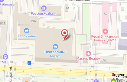 Продовольственный магазин Чамзинские продукты на улице Полежаева на карте