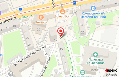 Салон штор Мимоза на улице Рокоссовского на карте
