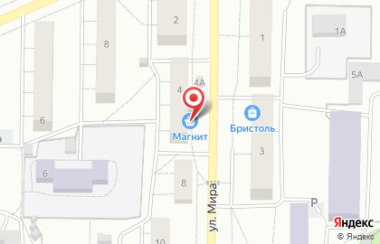 Супермаркет Магнит в Екатеринбурге на карте