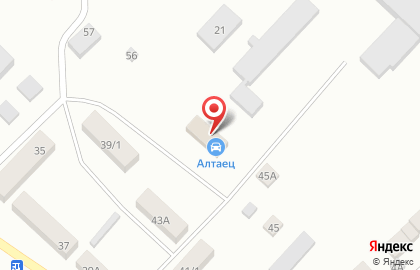 Алтаец, ОАО на карте