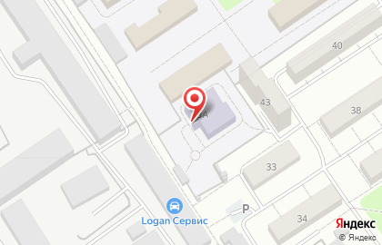 Детский сад №24 в Октябрьском городке на карте