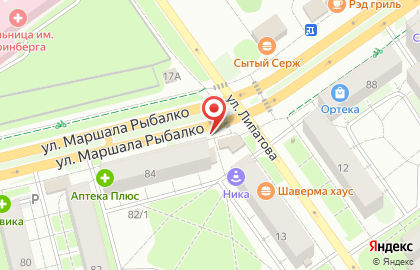 Салон цветов в Кировском районе на карте