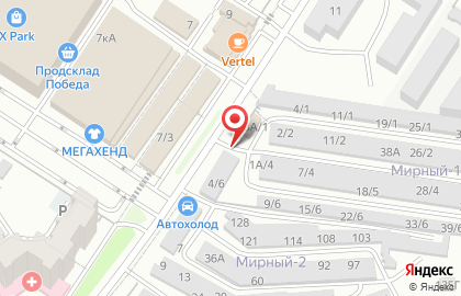 Мирный-1 на карте